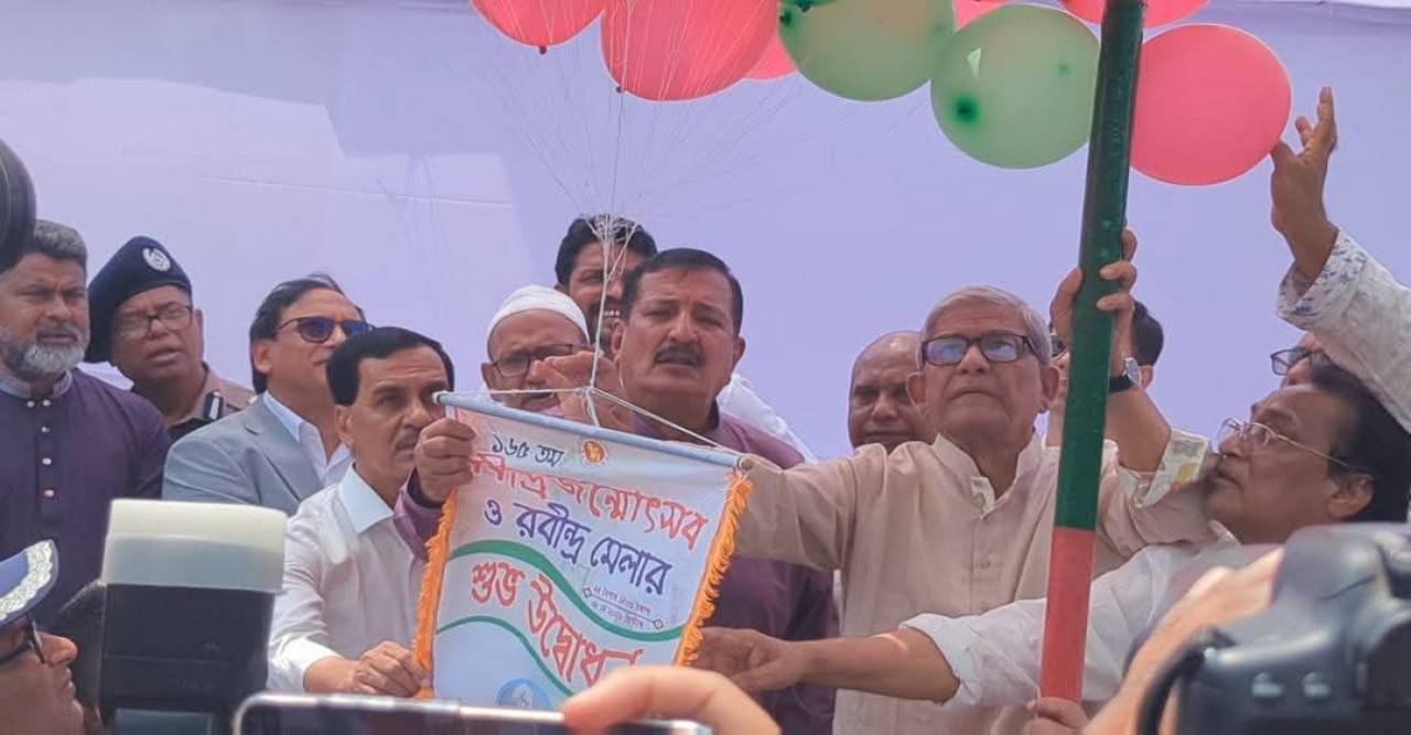 রবীন্দ্রনাথ গীতাঞ্জলি লিখে গোটা বিশ্বকে নাড়িয়ে দিয়েছিলেন, তিনি বিশ্বমানবতার কবি : মির্জা ফখরুল ইসলাম