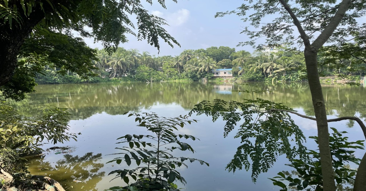 ঢাকার নবাবগঞ্জ উপজেলার কলাকোপায় খেলারাম দাতার ঐতিহাসিক পুকুর