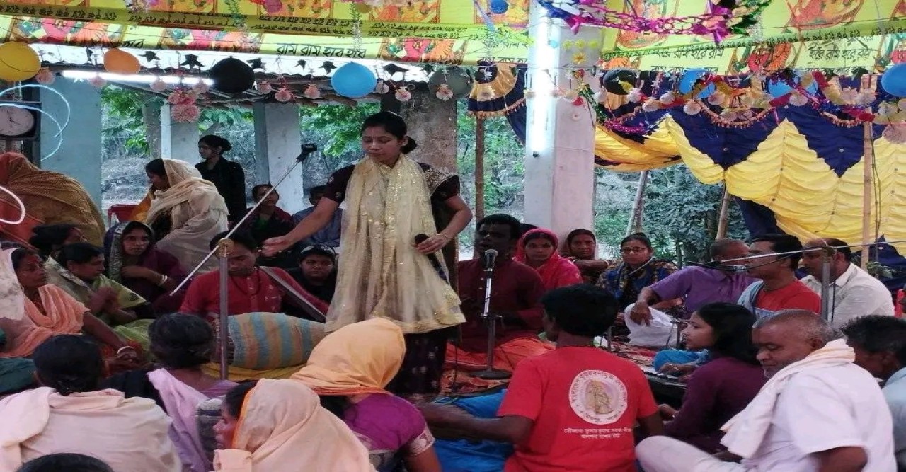 ছাতিয়ানগ্রামে ১৬ প্রহর ব্যাপী শ্রী শ্রী রাধা গোবিন্দ লীলা কীর্তন অনুষ্টিত