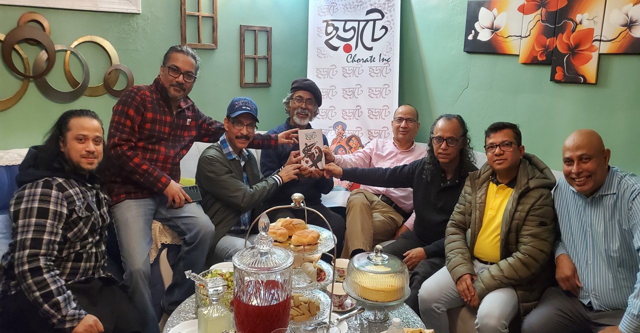 মোড়ক উন্মোচিত হলো ছড়াটে-র সাম্প্রতিক ছড়গ্রন্থের