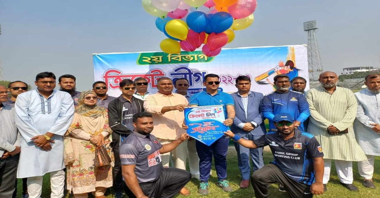 বগুড়ায় দ্বিতীয় বিভাগ ক্রিকেট লীগ -২০২২-২৩ এর উদ্বোধন