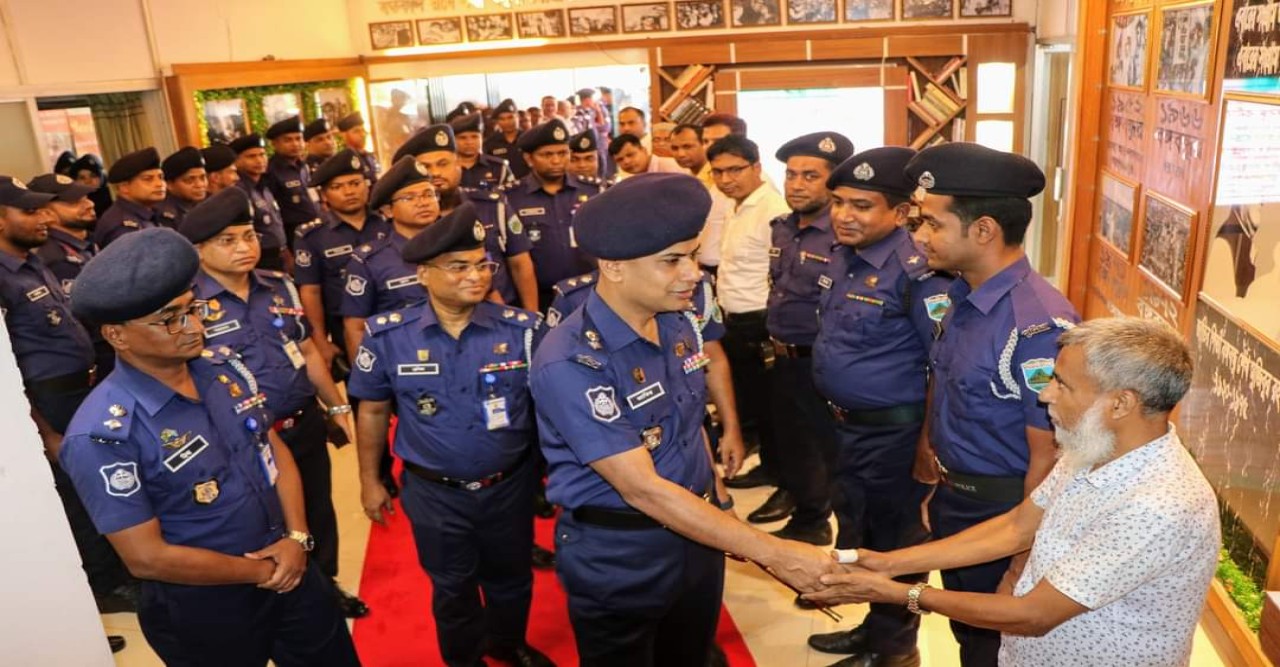 নবাগত পুলিশ সুপার জাকির হাসান বগুড়া জেলায় যোগদান ও দায়িত্বভার গ্রহণ