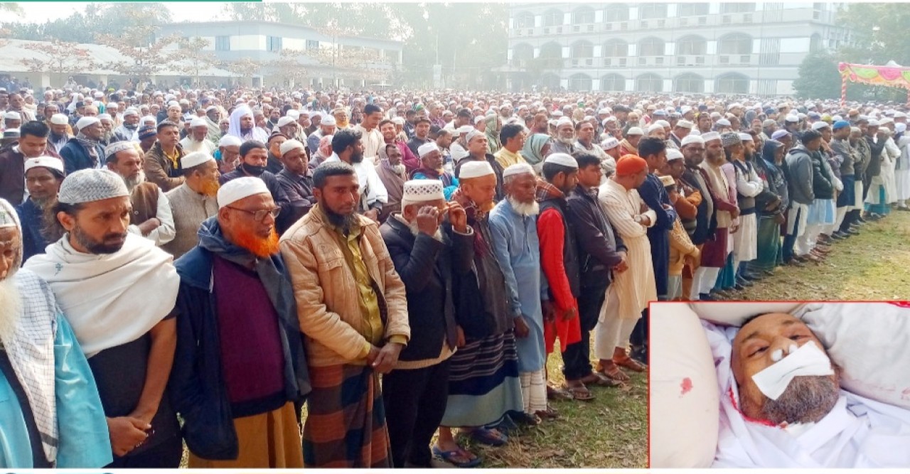 চিরনিদ্রায় শায়িত হলেন বগুড়ার সাবেক এমপি আব্দুল মোমেন তালুকদার খোকা