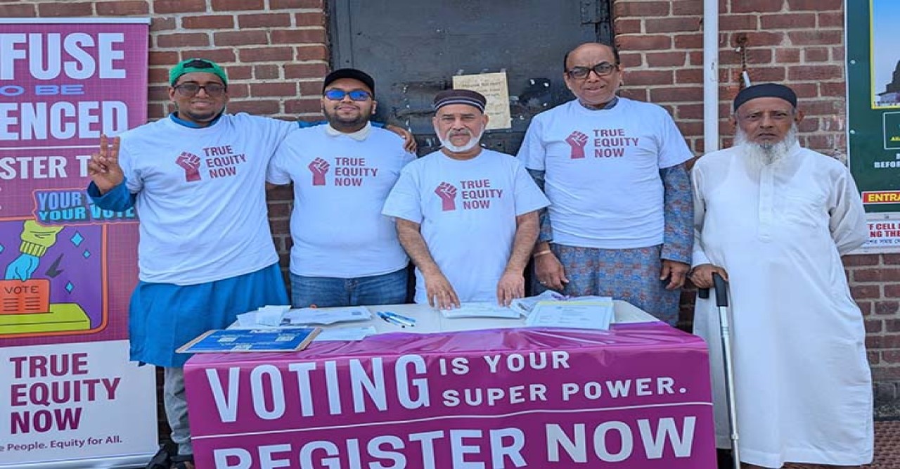 নিউইয়র্ক সিটিতে ‘ট্রু ইকুইটি নাউ’র ভোটার নিবন্ধন  অভিযান শুরু