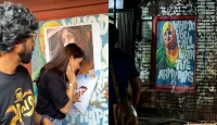 তনুর গ্রাফিতিতে পোস্টার লাগিয়ে বিতর্কের মুখে মেহজাবীন