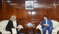 Newly Appointed UNFPA and UN-WOMEN Country Representatives submit Credentials to Foreign Minister