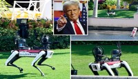 ট্রাম্পের বাড়িতে কেন ঘুরছে রোবট কুকুর?