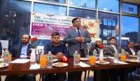 সাংবাদিকদের সম্মানে বিশিষ্ট রাজনীতিক ও ব্যবসায়ী জাকির চৌধুরী সম্মানে ইফতার পার্টি