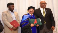 বিশ্বশান্তিতে অবদান রাখায় সম্মানসূচক ডক্টরেট পেলেন আবু জাফর মাহমুদ