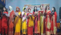 রাণীশংকৈলে ষড়জ শিল্পী গোষ্ঠীর আয়োজনে বসন্ত উৎসব অনুষ্ঠিত