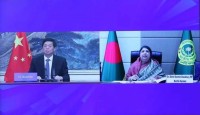 লি চান শু-এর সঙ্গে জাতীয় সংসদের স্পিকারের ভিডিও-বৈঠক