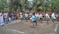 বগুড়ায় গ্রাম বাংলার ঐতিহ্যবাহী হা-ডু-ডু খেলা