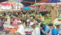 আখেরী মোনাজাতের মধ্য দিয়ে শেষ হলো বগুড়ায় তিন দিনব্যাপি ইজতেমা