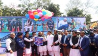 কুড়িগ্রামে পুলিশের সমাবেশে স্বরাষ্ট্রমন্ত্রী