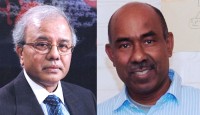 মুক্তধারা ফাউন্ডেশনের চেয়ারপারসন ড. নূরন নবী ও সাধারণ সম্পাদক বিশ্বজিত সাহা