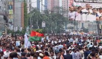 বিএনপি’র কালো পতাকা মিছিল সরকারের পতন কেউ ঠেকাতে পারবে না