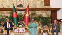 প্রেসিডেন্টের সঙ্গে প্রধানমন্ত্রী ও নবনির্বাচিত প্রেসিডেন্টের সাক্ষাৎ
