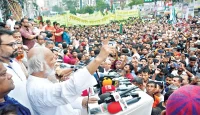 বিএনপি’র র‍্যালি নেতাকর্মীদের ঢল গণতন্ত্র ফেরানোর শপথ