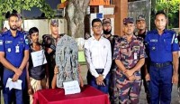 দুপচাঁচিয়ায় কষ্টিপাথরের বিষ্ণুমূর্তি উদ্ধার