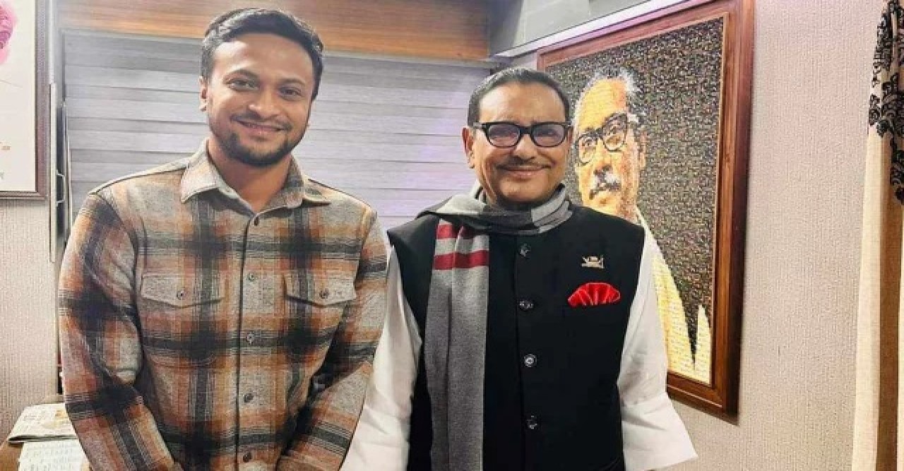 এখন থেকে রাজনীতি করবেন সাকিব আল হাসান