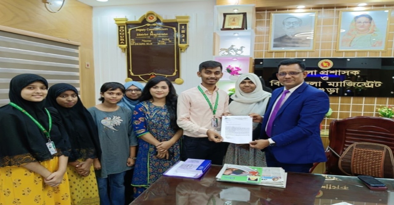 নির্বাচনী কর্মকান্ডে শিশুদের ব্যবহার  বন্ধে বগুড়ায় স্মারকলিপি প্রদান