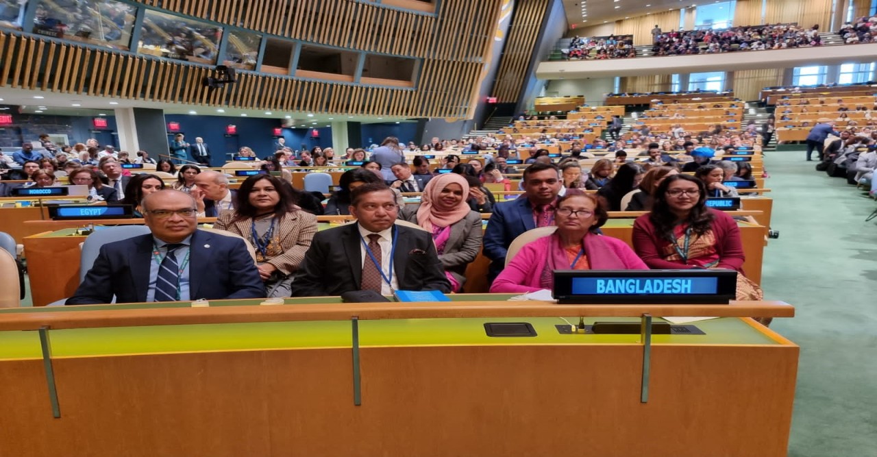 Fazilatun Nessa Indira highlights good practices of Bangladesh in advancing women empowerment  at the United Nations