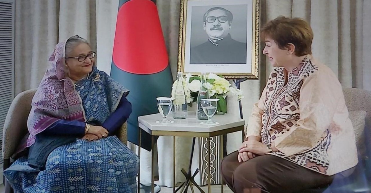 সমৃদ্ধির পথে শেখ হাসিনার মতো নেতৃত্ব প্রয়োজন : আইএমএফ প্রধান ক্রিস্টালিনা জর্জিয়েভা