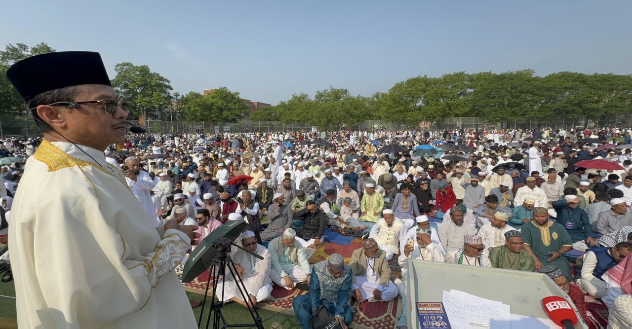 কোরবানীর ত্যাগের মহিমায় নিউইয়র্কে ঈদুল আজহা পালিত মুসলিম উম্মার ঐক্য, সৌহার্দ্য-সমৃদ্ধি  কামনা