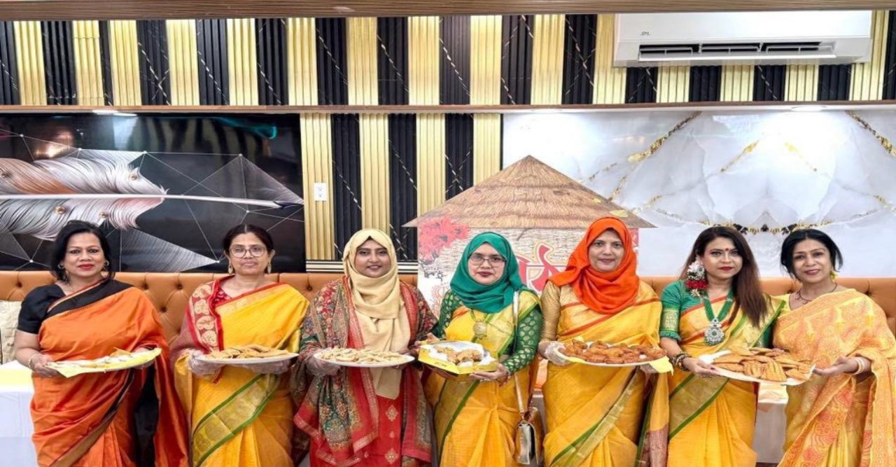 ফাগুনের উচ্ছ্বাসে মুখরিত বসন্ত সন্ধ্যা