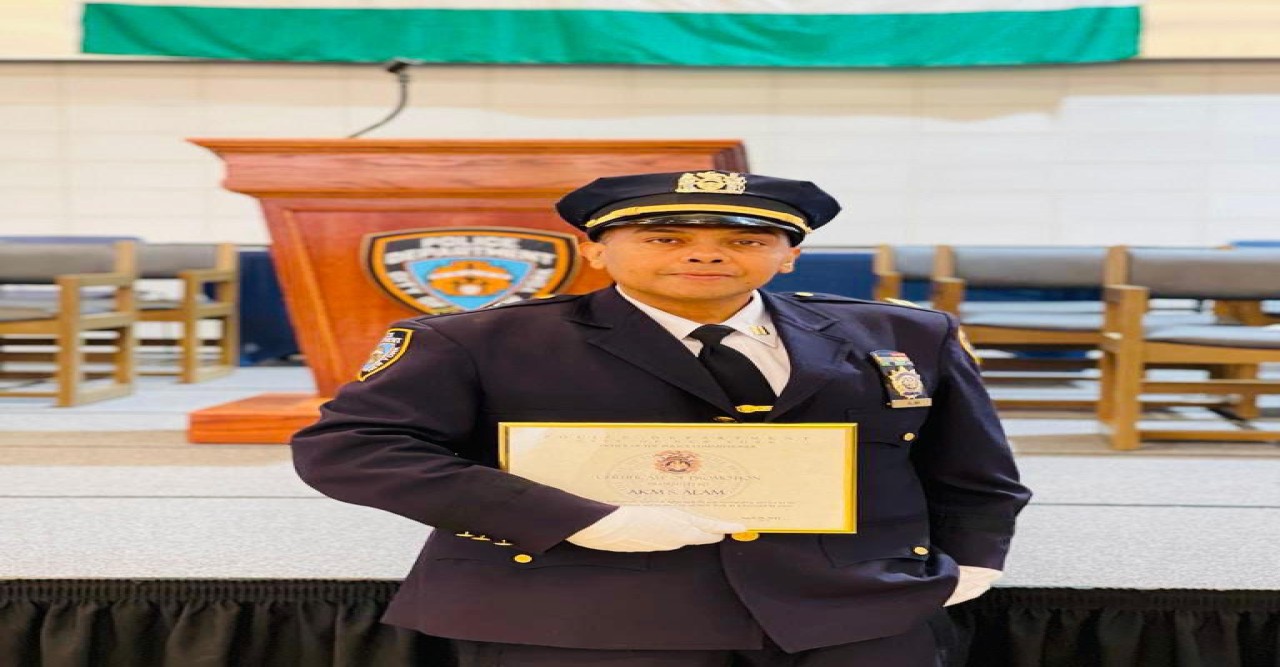 নিউইয়র্ক পুলিশের নির্বাহী পদে পটুয়াখালীর প্রিন্স আলম