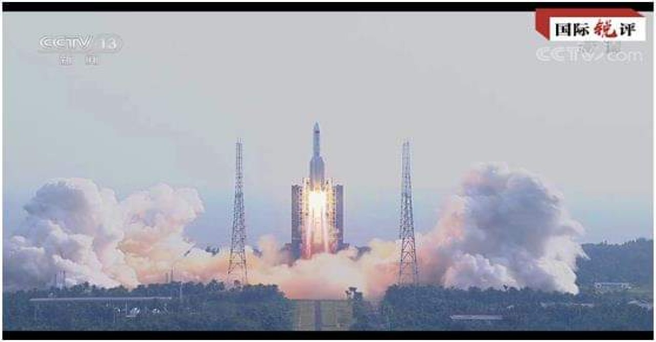 মহাকাশ স্টেশন নির্মাণ করা চীনের মহাকাশ কাজের গুরুত্বপূর্ণ মাইলফলক