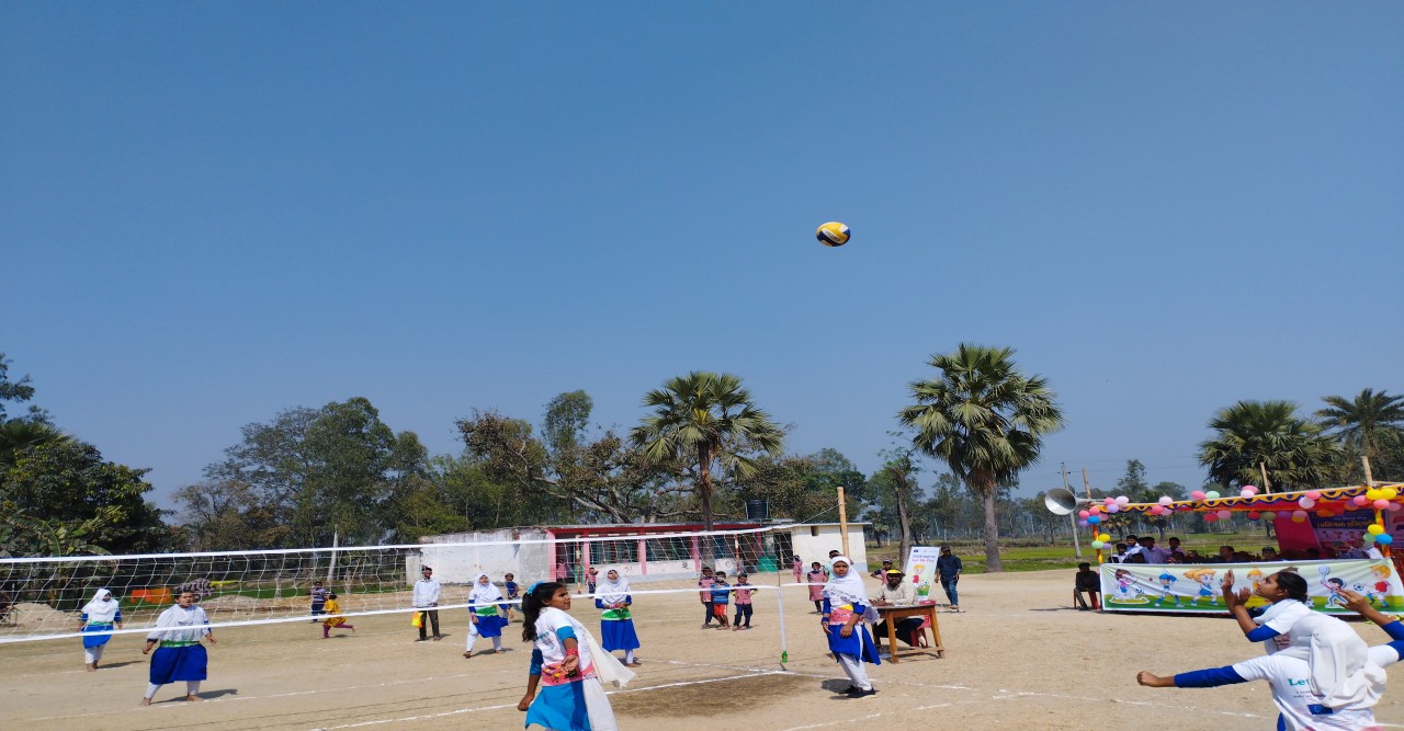 ছাতিয়ানগ্রাম উচ্চ বিদ‍্যালয়ে ভলিবল  ক্রীড়া প্রতিযোগিতা  অনুষ্টিত