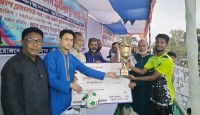 সান্তাহারে পৌর গোল্ডকাপ ফুটবল ফাইনাল খেলা অনুষ্ঠিত